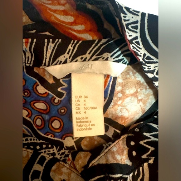 H&M tank top blouse  women size 4 - Picture 3 of 4